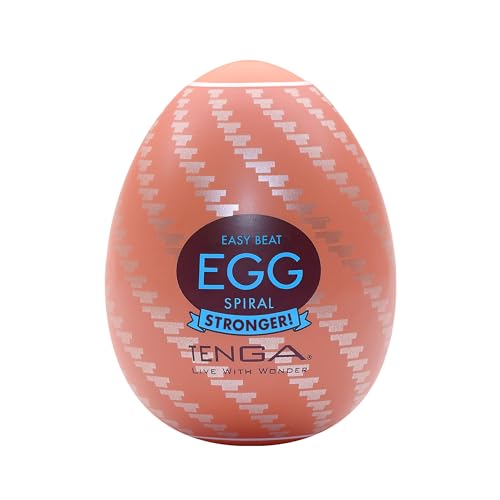 Tenga Egg Hard Spiral - Masturbatore Per Uomo - Sex Tox Maschile In Confezione Discreta - Prodotto Monouso - (1 Uovo)