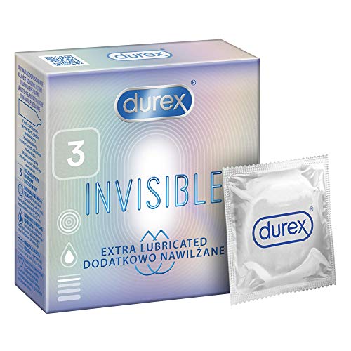 Durex Invisible Extra Thin Extra Lubricated By Durex