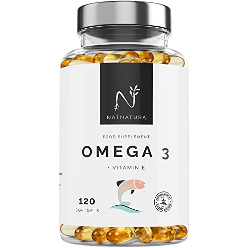 Omega 3 Massima Concentrazione Epa - Dha. Acidi Grassi Omega 3 (2000 Mg) + Vitamina E A Base Di Olio Di Pesce Selvatico. 120 Perle Morbide