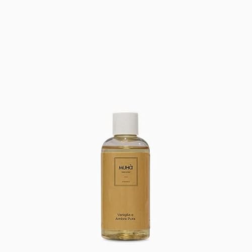 Muha' Ricarica Refill 100Ml Profumatore D'Ambiente Vaniglia E Ambra Pura