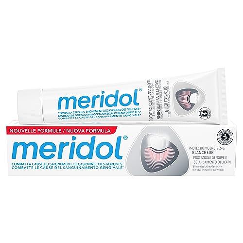 Meridol Dentifricio Protezione Gengive E Sbiancamento Delicato, 75Ml