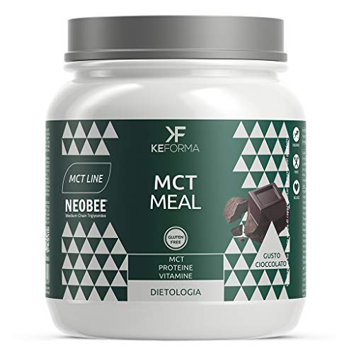 Keforma Mct Meal 480 Gr Proteine A Catena Media Sostitutivo Pasto Dieta Chetogenica Gusto Cioccolato