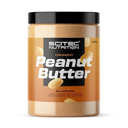 Scitec Nutrition Peanut Butter, Crema Di Arachidi Croccante Con Pezzi Di Arachidi, Vegano, Fonte Di Proteine, Non Contiene Zuccheri Aggiunti, Senza Ol