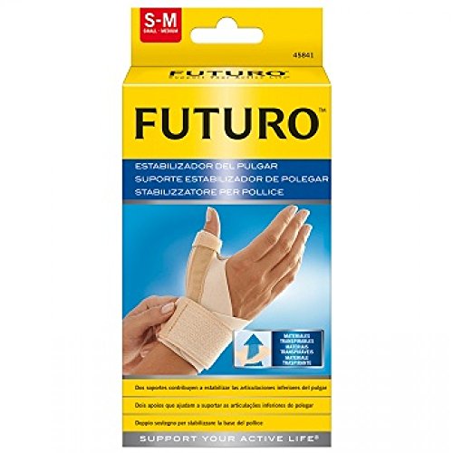 Futuro Tutore Stabilizzatore Per Pollice Destro/Sinistro, L/Xl, Pollice: 6.3 - 7.6 Cm, Polso: 17.7 - 23.0 Cm, Dispositivo Medico Marcato Ce, Beige
