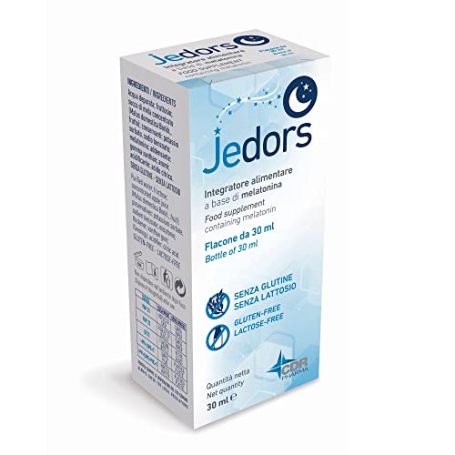 Melatonina In Gocce Per Dormire - Integratore Naturale Che Favorisce La Funzione Del Sonno, Contrastando Insonnia E Risvegli Notturni, Jedors