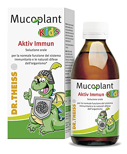 Dr. Theiss Mucoplant Kids Activ Immun Integratore Difese Immunitarie Bambini 200 Ml Per Il Normale Funzionamento Del Sistema Immunitario Con Vitamina