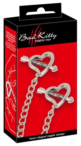 Bad Kitty Bad Kitty Capezzolo A Forma Di Cuore Argento