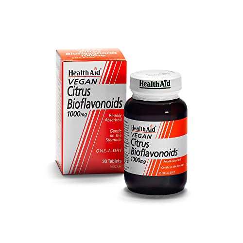 Healthaid Bioflavonoidi Da Agrumi 1000Mg - 30 Compresse Vegane E Senza Glutine, Citrus Bioflavonoids