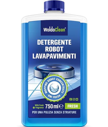 Woldoclean Detergente Per Pavimenti Per Robot 750Ml - Compatibile Con Tutti I Robot