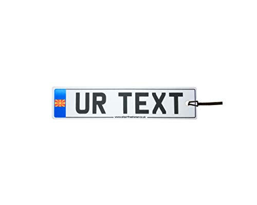 Deodorante Per Auto Personalizzato Macedonia Number Plate