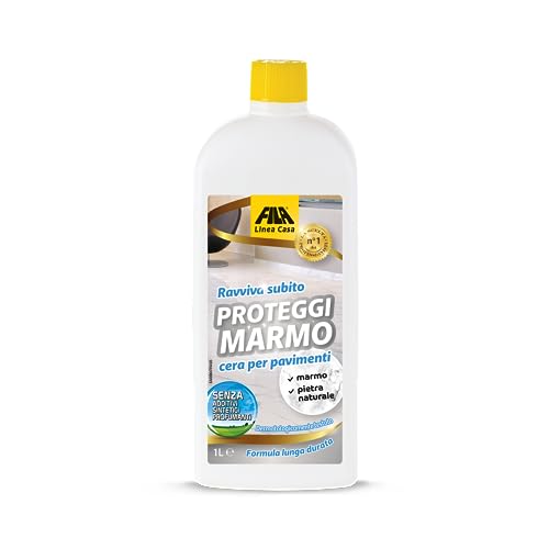Fila Surface Care Solutions, Proteggi Marmo, Cera Per Pavimenti Marmo E Pietra Naturale, Effetto Lucida Marmo, Cera Pavimenti Autolucidante, Previene 