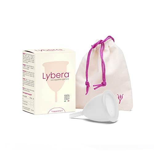 Lybera Coppetta Mestruale Made In Italy, Coppetta Mestruale Morbida, Sicura, In Silicone Medicale, Ecologica, Per Igiene Intima, Comoda, Disponibile I