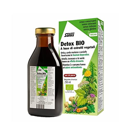Salus Detox Bio - Integratore Alimentare Biologico Con Tripla Azione Depurativa, Drenante E Antiossidante Per Favorire L'Eliminazione Delle Tossine -