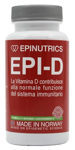 Epinutrics - Epi-D Vitamina D Per La Normale Funzione Del Sistema Immunitario, Integratore Alimentare