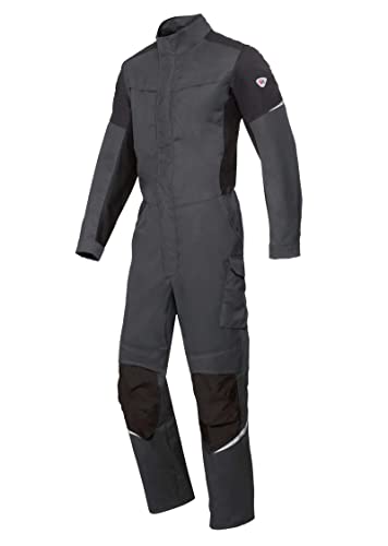 Bp 1978-570-5632 Workwear - Tuta Unisex In Poliestere E Cotone, Taglia 52/54 L, Colore: Antracite/Nero
