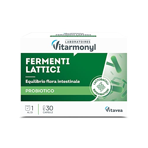Vitarmonyl - Fermenti Lattici - Integratori Per L’Equilibrio Della Flora Intestinale - In Capsule Per La Flora Batterica - Per Il Benessere Dell’Intes