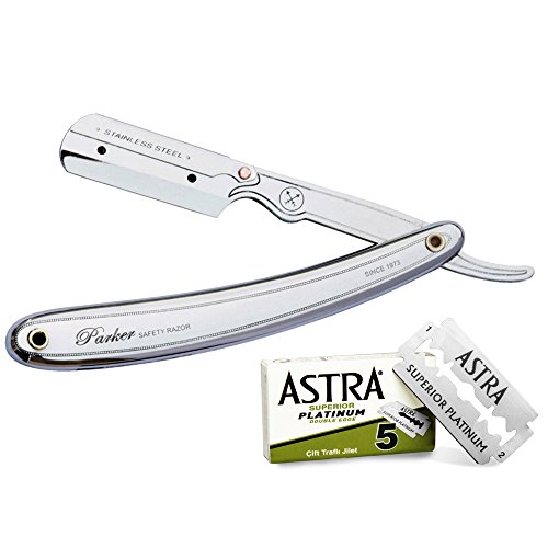 Parker-Astra Rasoio E Lamette Da Barba 31R - 1 Confezione Da 2 Pezzi