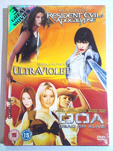 Resident Evil: Apocalypse/Ultraviolet/Doa - Dead Or Alive (3 Dvd) [Edizione: Regno Unito] [Edizione: Regno Unito]