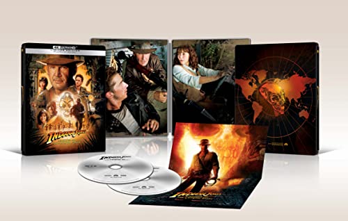 Indiana Jones E Il Regno Del Teschio Di Cristallo (Steelbook 4K Uhd + Blu-Ray)