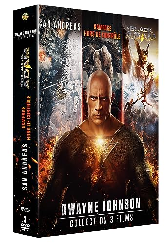 Dwayne Johnson - Coffret 3 Films : Rampage - Hors De Contrôle + San Andreas + Black Adam