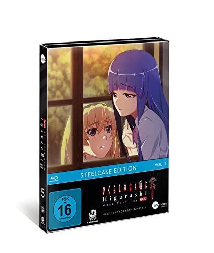 Higurashi Gou Volume 5 - Limited Steelcase Edition Mit 2 Acrylfiguren Von Rika Und Satoko