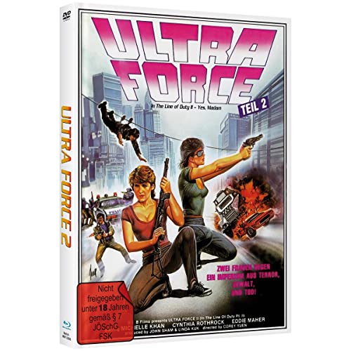 Ultra Force 2 - In The Line Of Duty Ii - Mediabook - Cover C - Limited Edition Auf 1000 Stück (+ Dvd)