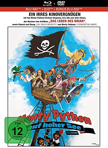 Monty Python Auf Hoher See (Dotterbart) - 3-Disc Limited Collector'S Edition Im Mediabook ( + Dvd + Bonus-Blu-Ray)