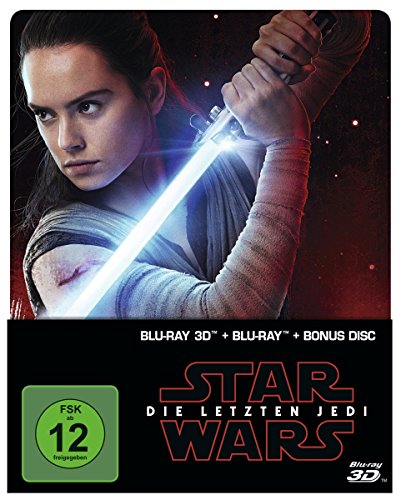Star Wars: Episode Viii - Die Letzten Jedi - Steelbook (+ Blu-Ray 2D + Bonus-Blu-Ray)