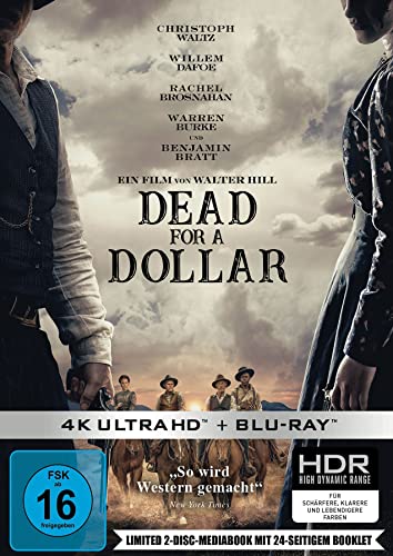 Dead For A Dollar Ltd. - Limitiertes 4K 2-Bd-Mediabook Samt Fsk-Umleger (4K Ultra Hd) (+ Blu-Ray)