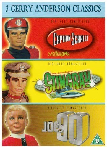 3 Gerry Anderson Classics - Supermarionation - Joe 90 / Captain Scarlet / Stingray [Dvd] [1964]