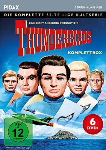 Thunderbirds - Komplettbox / Die Komplette 32-Teilige Kultserie (Pidax Serien-Klassiker) [6 Dvds]
