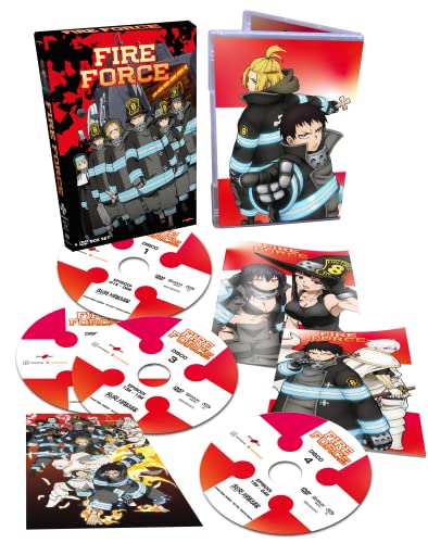 Fire Force (Vers. Italiana) St.1 - Dvd (4 Dvd) Ltd + 2 Booklet & Card Numerata