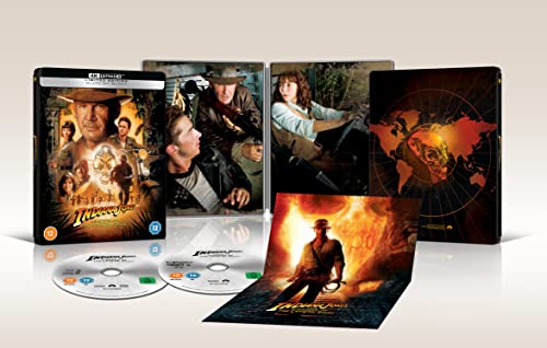 Indiana Jones And The Kingdom Of The Crystal Skull - 4K & Blu-Ray Steelbook [Region A & B & C]