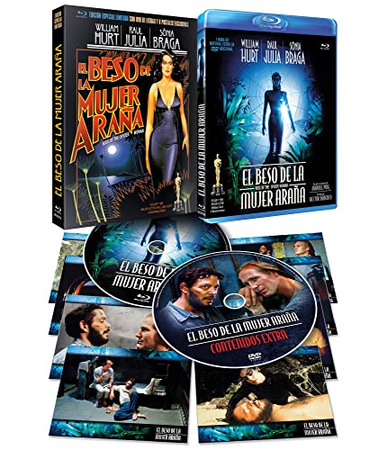 El Beso De La Mujer Araña Bd + Edición Especial Con Dvd De Extras + Funda + 8 Postales 1985 O Beijo Da Mulher Aranha (Kiss Of The Spider Woman)