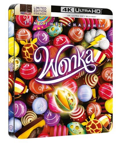 Wonka Steelbook 3 (4K Ultra Hd + Blu-Ray)