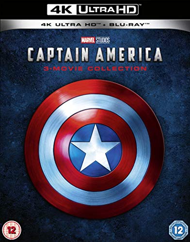 Marvel Studios Captain America 4K Ultra-Hd Trilogy [4K Blu-Ray] [2019] [Edizione: Regno Unito]