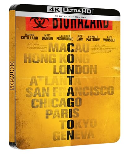 Contagion Steelbook (4K Ultra Hd + Blu-Ray)