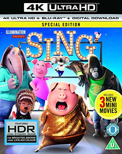 Sing [4K Ultra-Hd] [2017] [Blu-Ray][Edizione: Regno Unito]