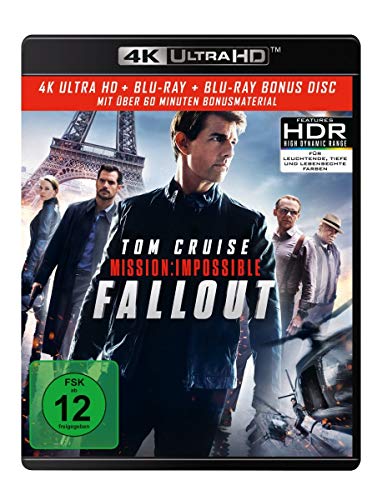 Mission: Impossible 6 - Fallout (4K Ultra-Hd) (+ Blu-Ray 2D) (+ Bonus Blu-Ray)