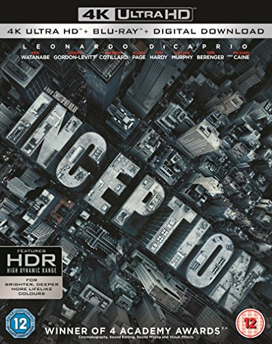 Inception [4K Ultra-Hd] [2010] [Blu-Ray] [2017][Edizione: Regno Unito]