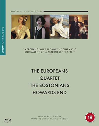 Merchant Ivory Boxset Bd (The Europeans / Quartet / The Bostonians / Howard'S End) [Blu-Ray] [2020]