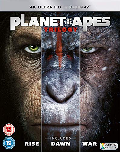 Planet Of The Apes Trilogy Boxset 4K Ultra-Hd [Blu-Ray][Edizione: Regno Unito]