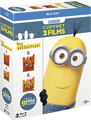 Les Minions + Moi, Moche Et Méchant 1 + Moi, Moche Et Méchant 2 [Blu-Ray]