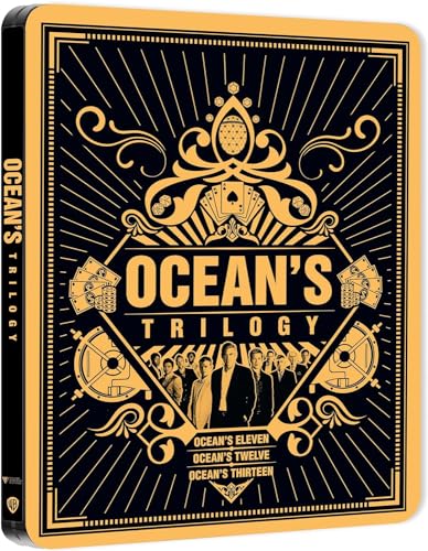 Ocean'S Trilogy Steelbook (4K Ultra Hd + Blu-Ray)