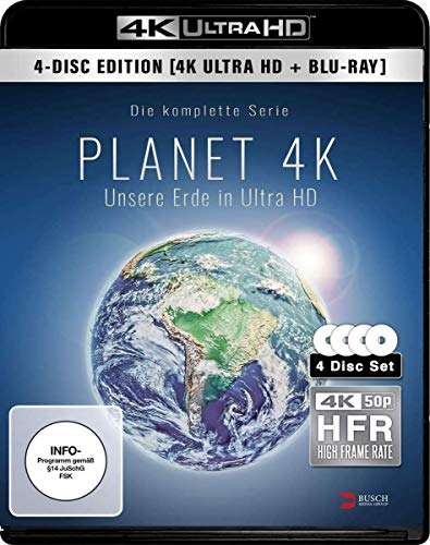 Planet 4K - Unsere Erde In Ultra-Hd (2 X 4K Ultra-Hd-Bd + 2 X Bd)
