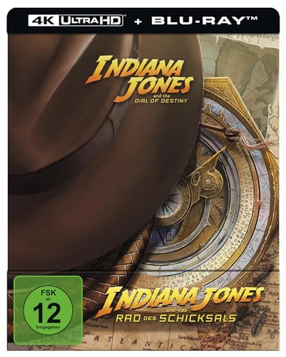 Indiana Jones Und Das Rad Des Schicksals - Steelbook (4K Ultra Hd) (+ Blu-Ray)
