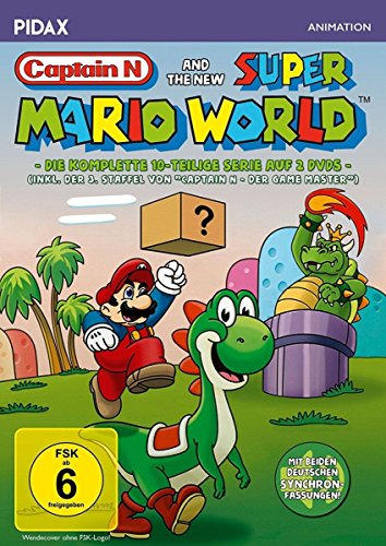 Captain N And The New Super Mario World / Die Komplette 10-Teilige Serie Inkl. Staffel 3 Von Captain N (Pidax Animation) [2 Dvds]