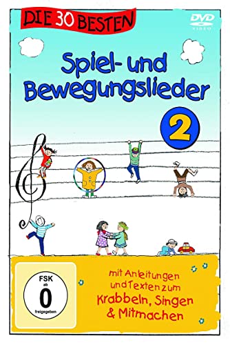 Die 30 Besten Spiel- Und Bewegungslieder 2 - Die Dvd - Zum Angucken, Lernen Und Mitmachen