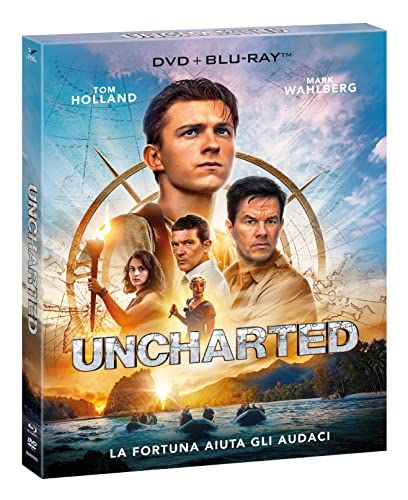 Uncharted - Combo (Bd + Dvd) + Porta Documenti + Segnalibro