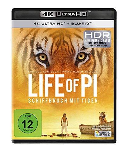 Life Of Pi - Schiffbruch Mit Tiger (4K Ultra-Hd) (+ Blu-Ray)